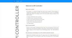 Desktop Screenshot of apicontroller.com