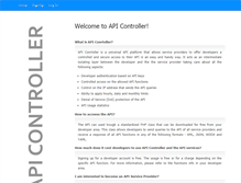 Tablet Screenshot of apicontroller.com
